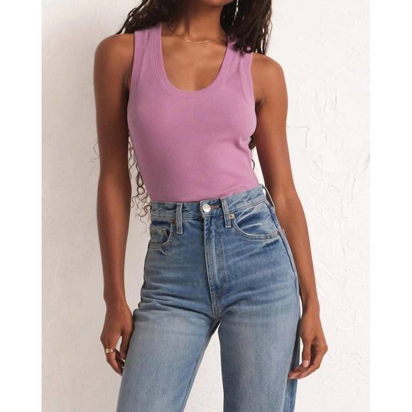 Z SUPPLY Tops - NEW Z SUPPLY sirena rib tank top in dusty orchid